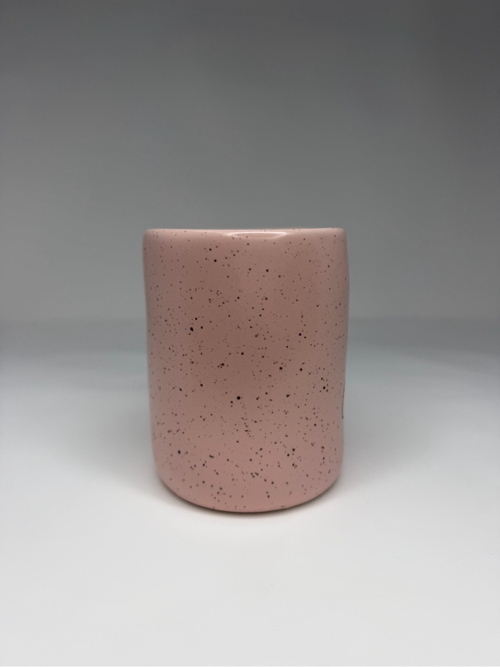 Rae Dunn Did Some Bunny Say Chocolate Pink Speckled Ceramic Coffee Mug - Picture 2 of 7